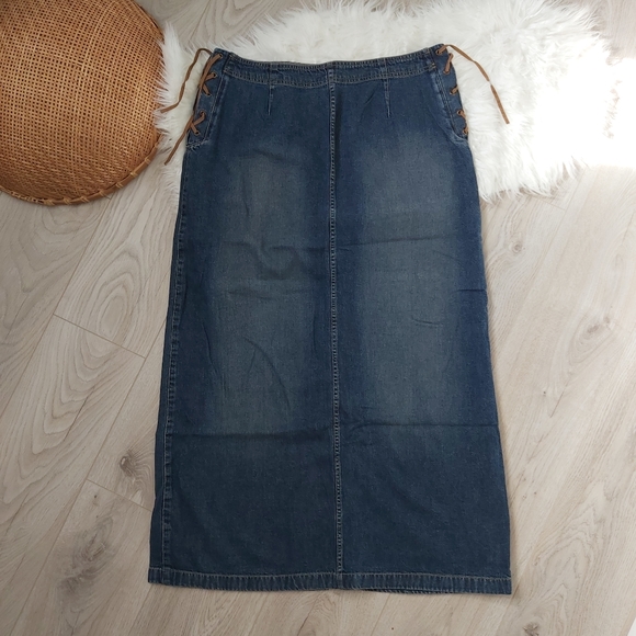 Maxi Denim Y2K skirt - Picture 1 of 8
